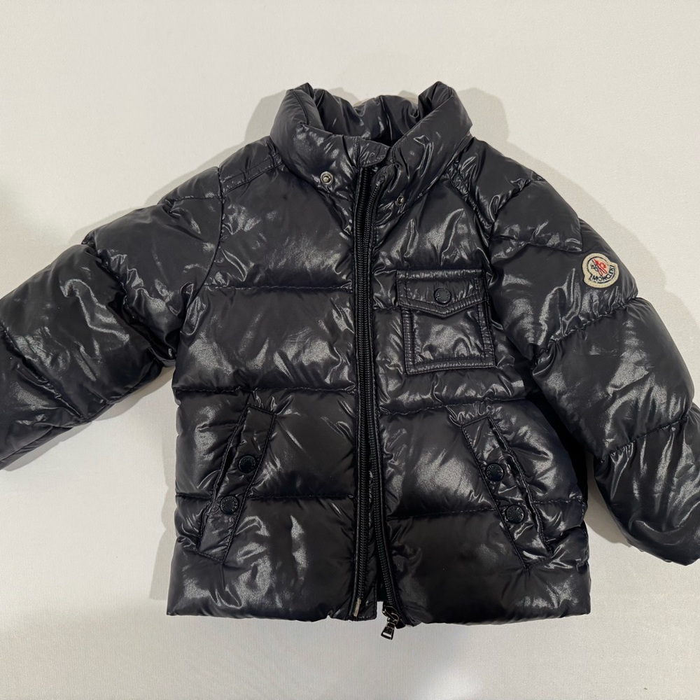 Moncler Navy Puffer Jacket| Moncler Children’s Jacket